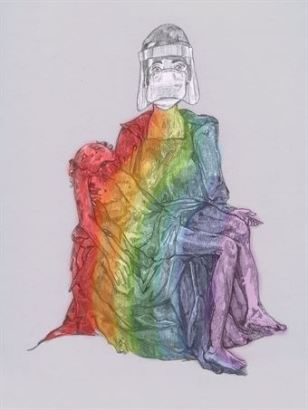 The Rainbow Pietà
