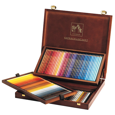 Caran dAche Neocolor II Water Soluble Wax Crayons Set of 40 - Broad Canvas
