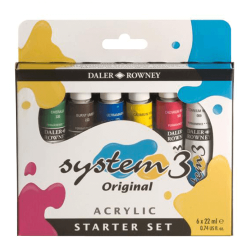  Daler Rowney System3 Process Magenta 500ml Acrylic Paint Tube -  Acrylic Painting Supplies for Artists and Students - Artist Paint for  Murals Canvas and More - Art Paint for Any Skill