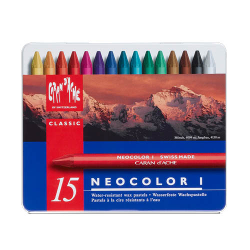 Neocolor II Water-Soluble Pastels (Metal Box of 10)