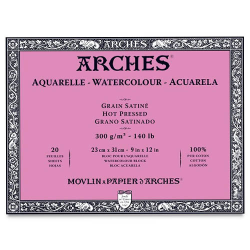 Aquarelle Arches Watercolour Paper 300gsm