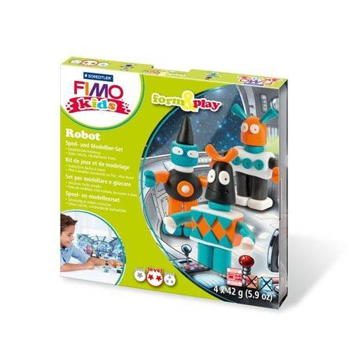 FIMO Kids Form and Play Kits Robots - Broad Canvas