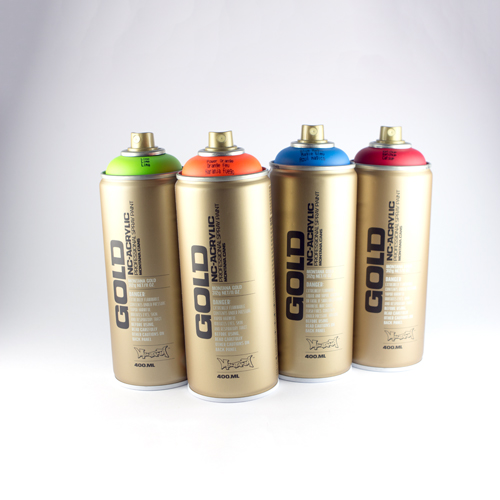 Montana Gold Spray Paint (400ml) - First Scene - NZ's largest prop &  costume hire company.