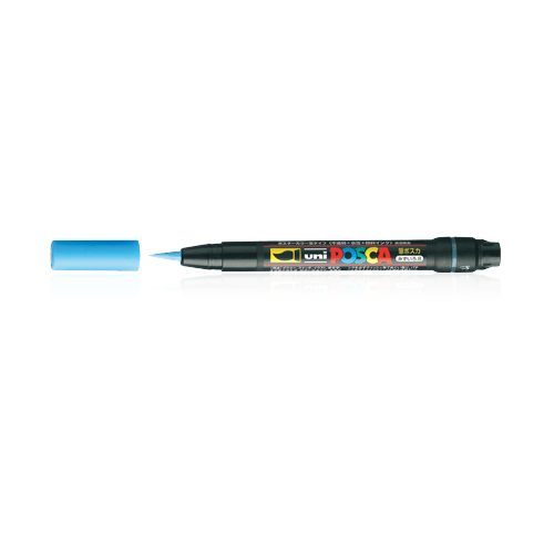 Posca PCF-350 Brush Tip: Black - Broad Canvas