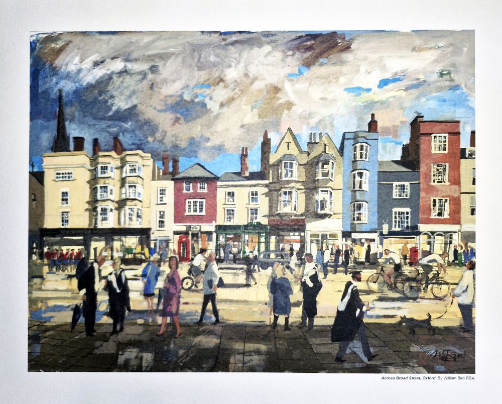 Bill Bird Framed Print Across Broad Street Bill Bird Framed Print Across Broad Street